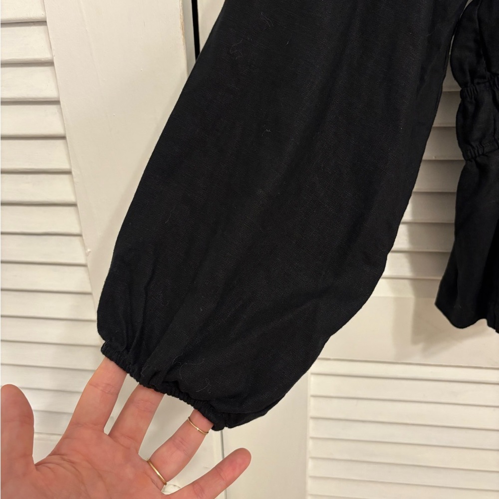 Universal Thread Black Boho Blouse - image 5